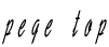 pege top